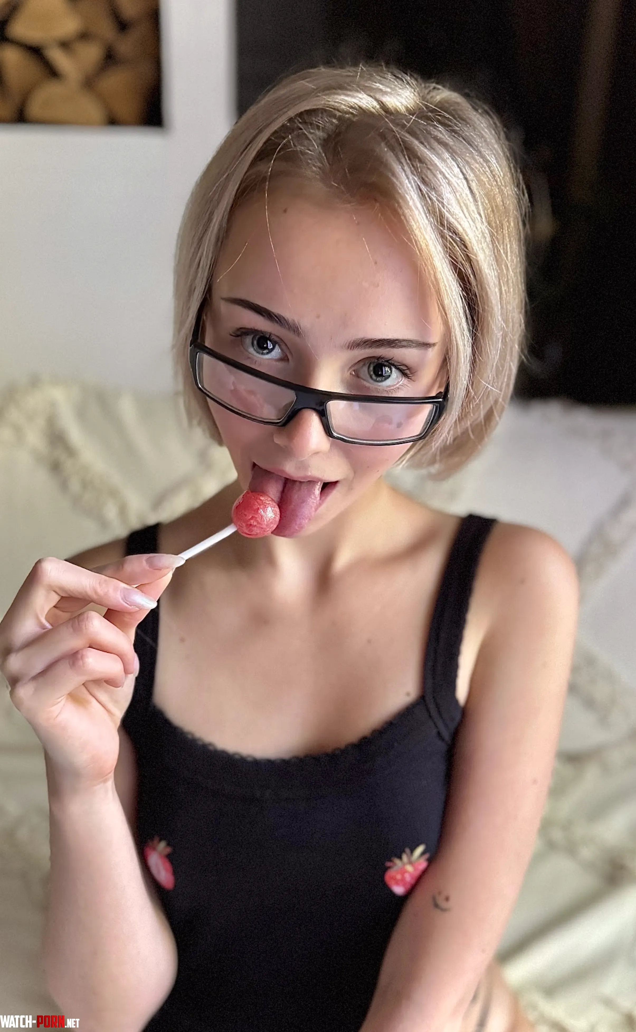 Imagine your dick in the place of that lollipop by cynthiaainspired