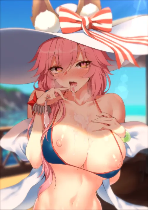 Thumbnail Tamamo's Sensual Adventure: Tasting Cum with marxsander2016