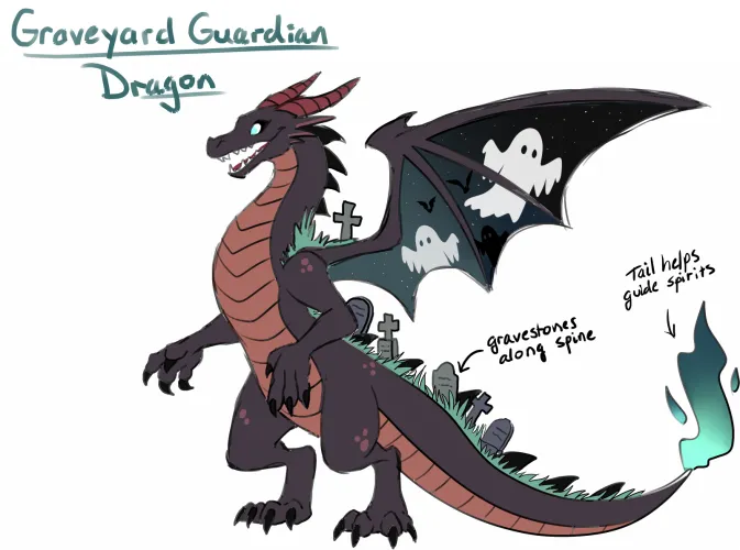 Thumbnail Dragon Befriending Ghosts | Furry Article by Glittering-Amount-68