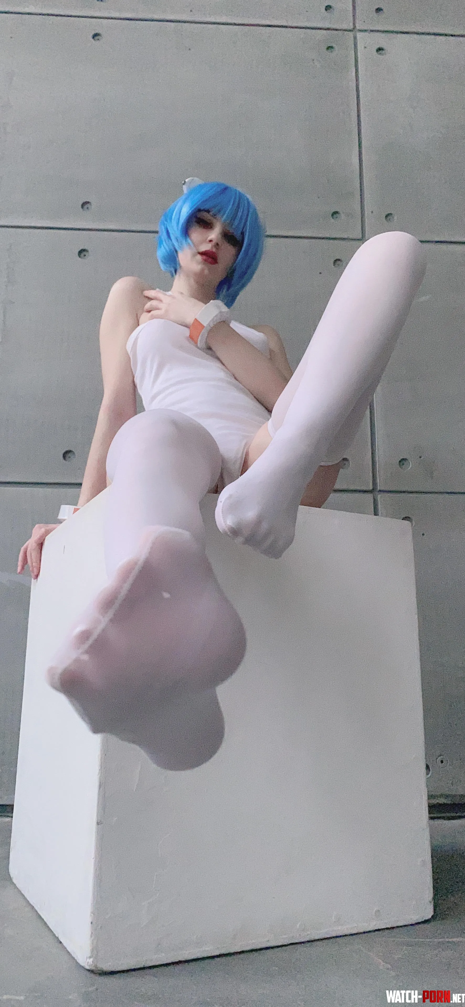 Anyone asked for Rei feet pic Rei Ayanami by Kanracosplay evangelion by EdithaArtistic