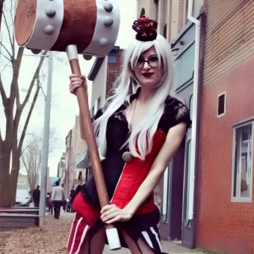 Thumbnail Steam Punk Harley Quinn: A Unique Attempt by TellGrand8650 in cosplaygirls