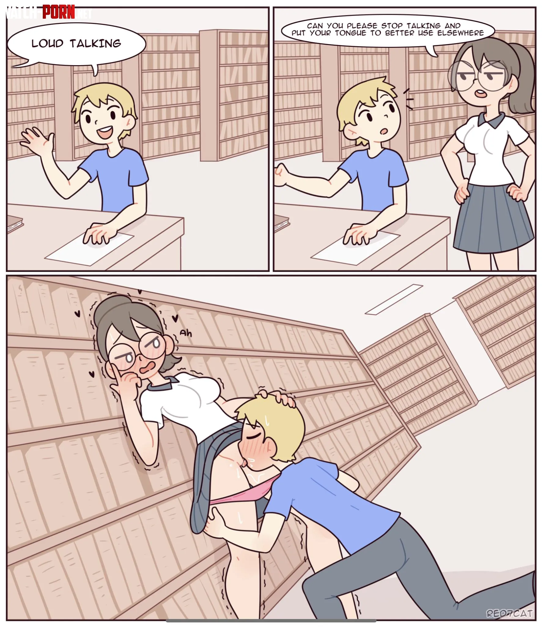 Putting his tongue to better use by Somanycookies1