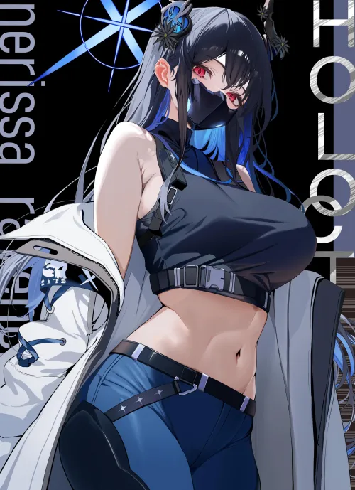 Thumbnail Nerissa Joumae in Hololve & Blue Archive by CheetahSperm18 | animemidriff