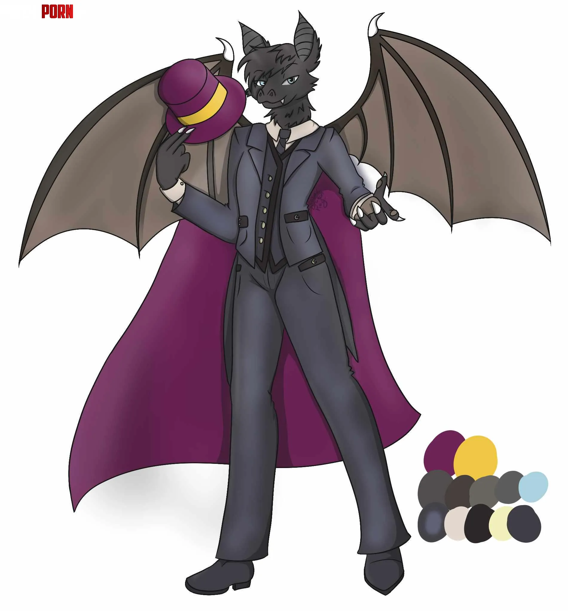 I got my fursona drawn Meet ajax 3 credits to cosmic Kay by DragonFire_707