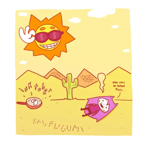 Thumbnail Inktober 09 Sun Art by shifugumi | Furry Category
