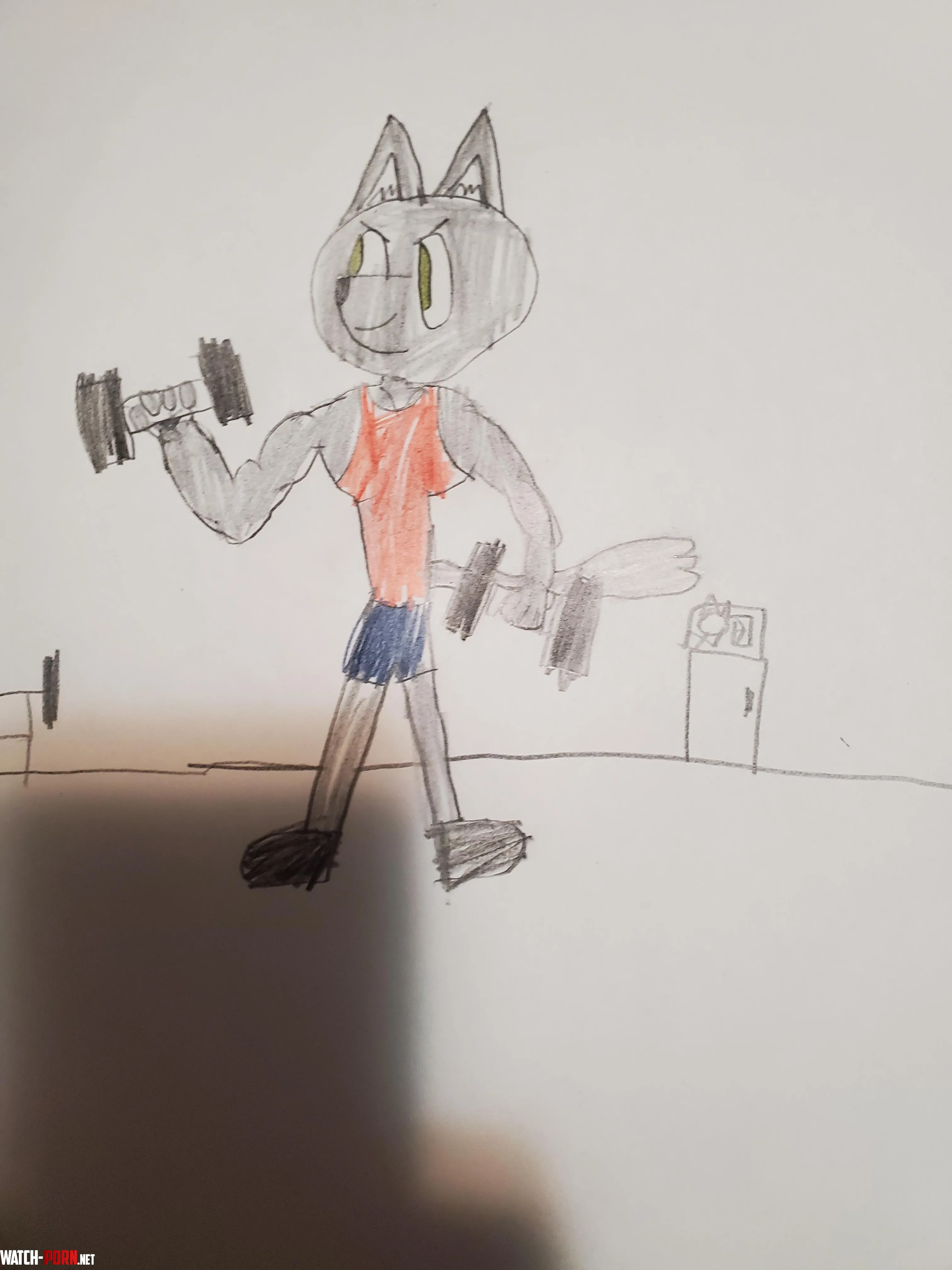 Hitting the weights   by Historical-Boat-9633