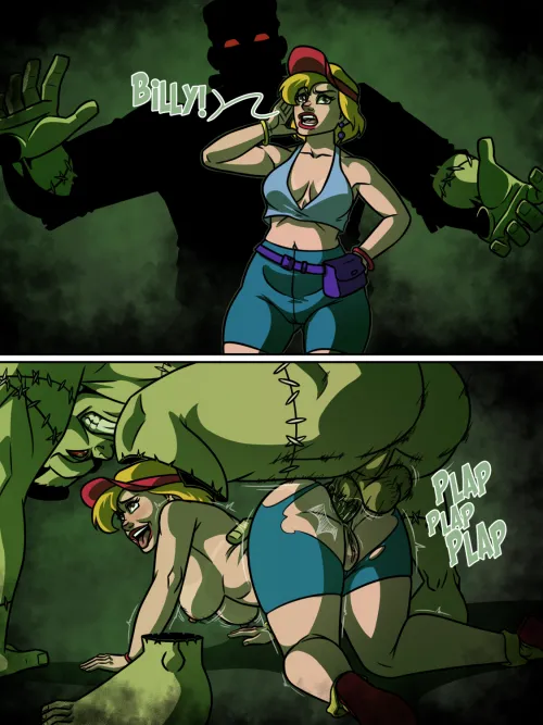 Thumbnail Billy's Mom x Frankenstein's Monster in Zerosk by EnigmusPrime
