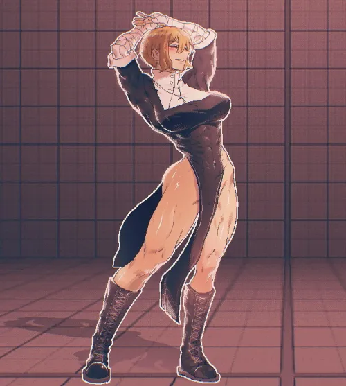 Thumbnail Fitdrawngirls: Stretching Nun SpoiledMuffin by TheTMoneyMan