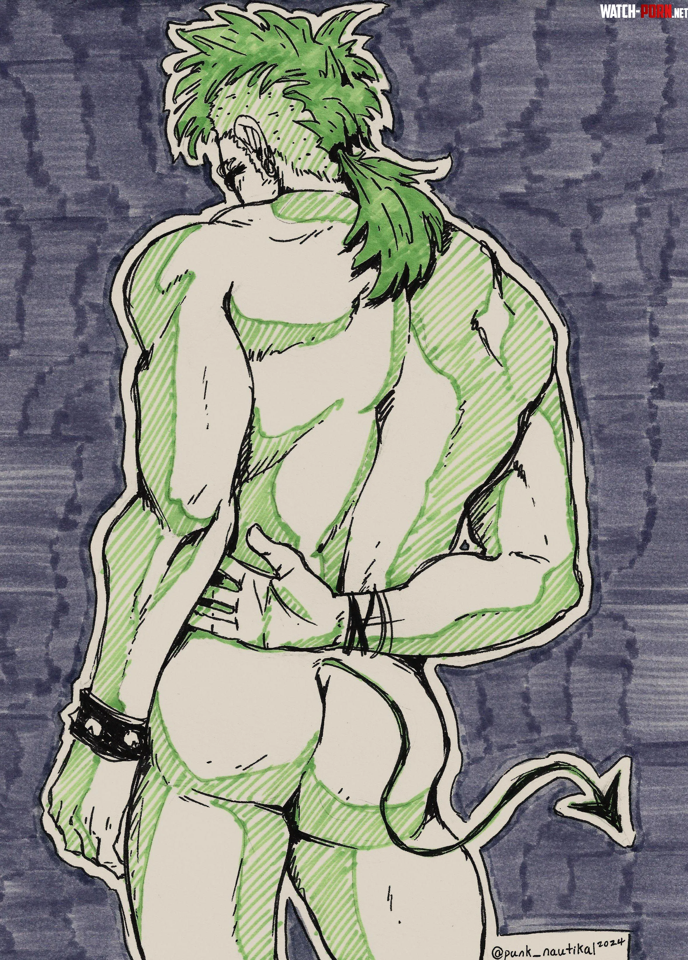 Green Devil Punks Behind by punk_nautikal