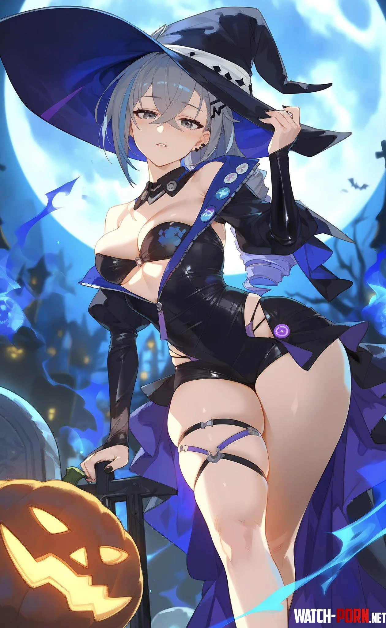 Halloween Silver Wolf Honkai Star Rail by CheetahSperm18