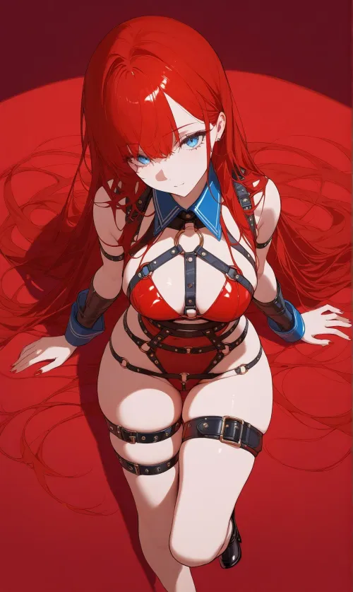 Thumbnail Discover the Allure of Belted Redhead Anime Bodysuits by CheetahSperm18