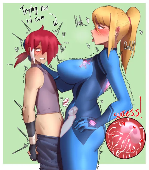 Thumbnail Samus' Strength Challenged: An Encounter in Hentai Femdom