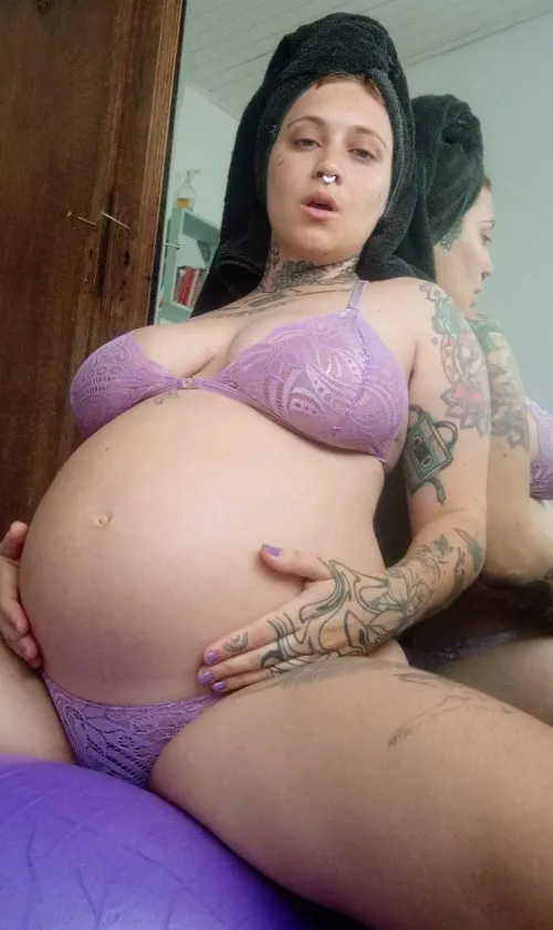 Thumbnail Sensual Pleasures with tatooedwitch: Play with Me in PreggoPorn