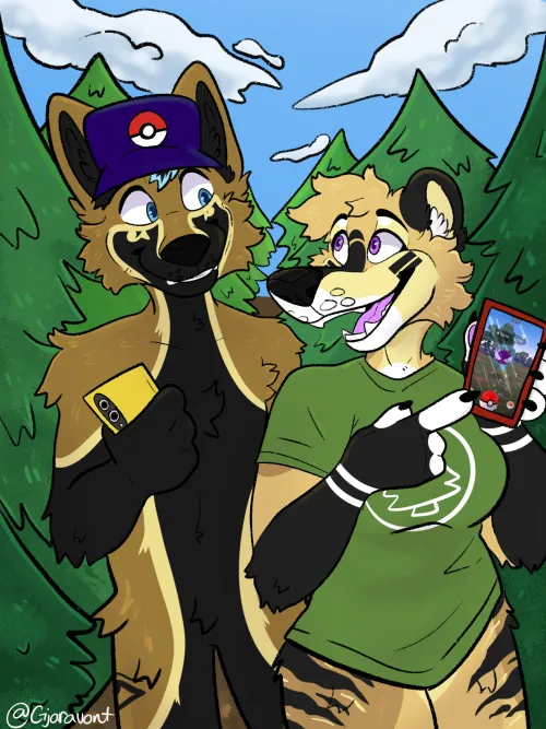 Thumbnail Local Meet Poster Furry Art by Gjaravont