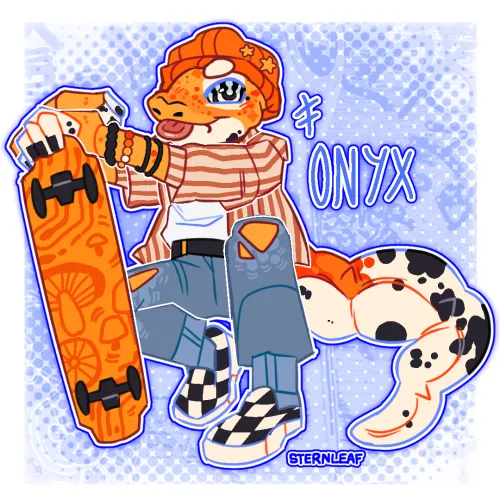 Thumbnail Onyx the Lizard by SternLeaf | Furry Category