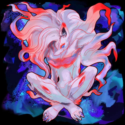 Thumbnail Zoroark of Hisui Furry Art by CommonOffice3437