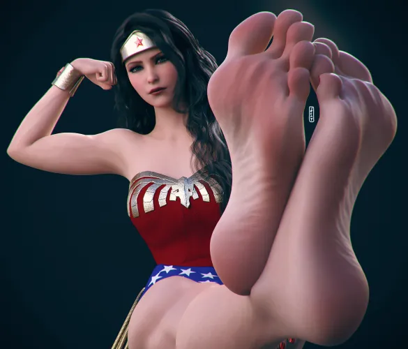Thumbnail Wonder Woman's Feet: Remarkable Artistry by FeatheryCat | ComaOfSouls
