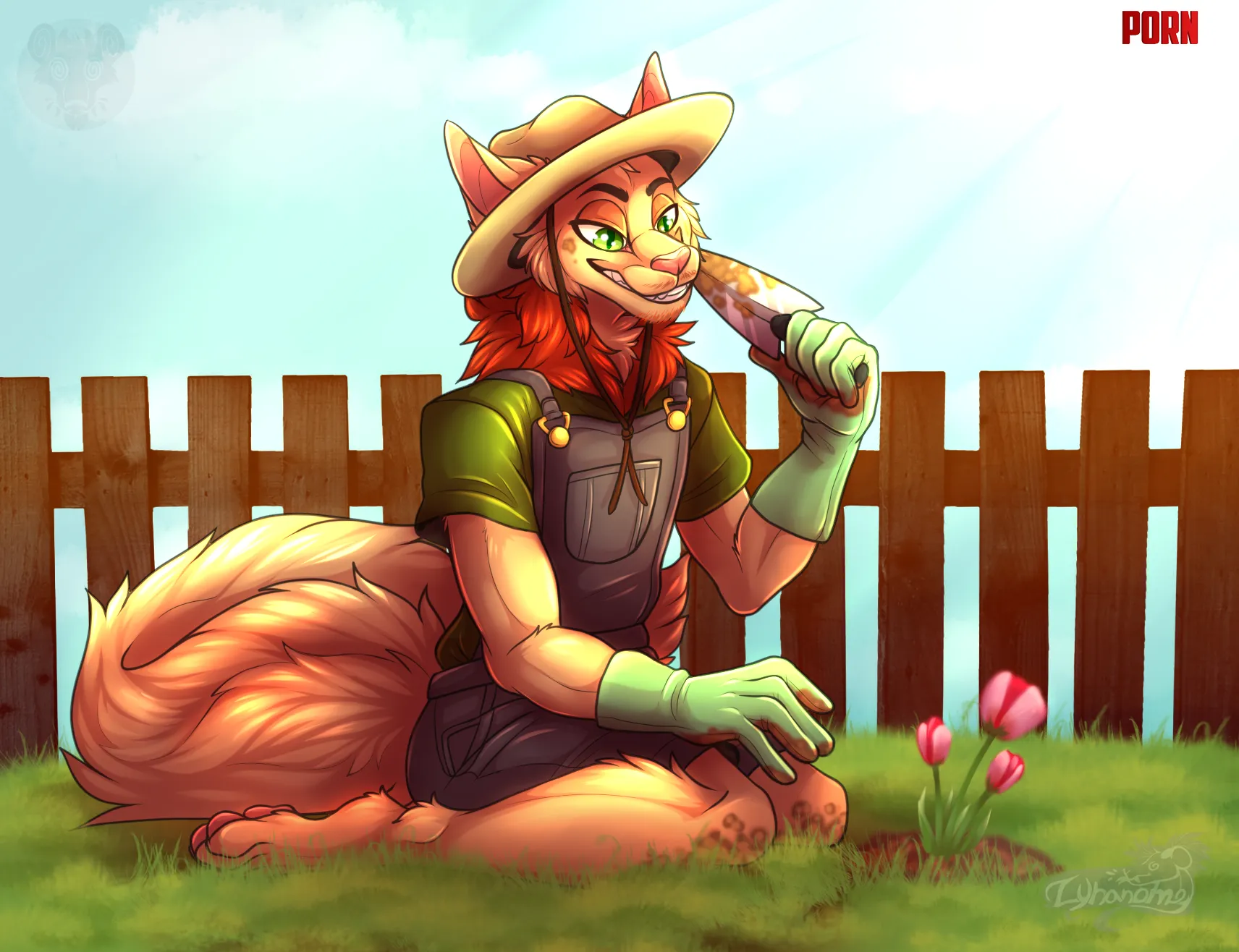 Glad Gardener Art by Me by Lynanome