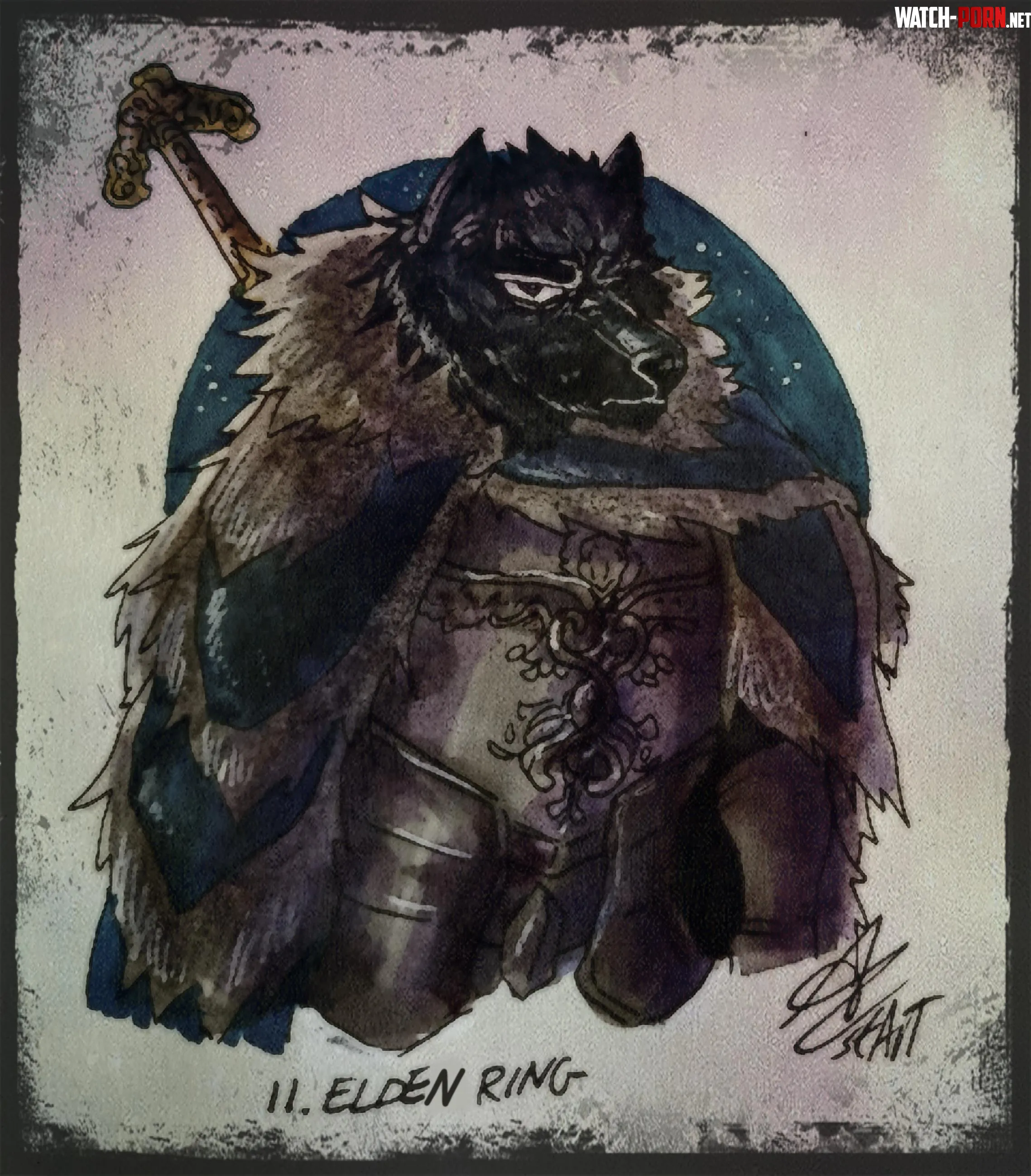 Day 11 Elden Ring  Furktober 2024  my art by Cylinder_stArT