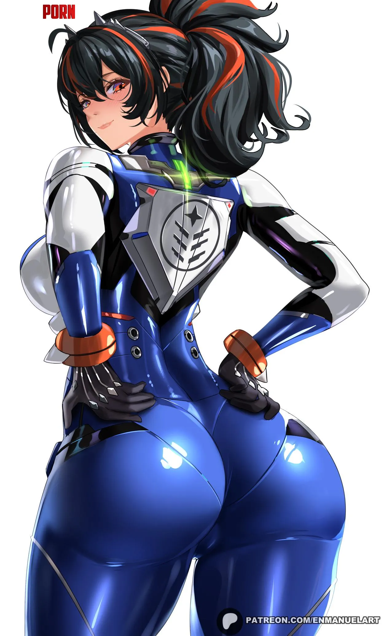 Zhu Yuan Plugsuit Booty Enma zenless zone zero by CorrupterSea