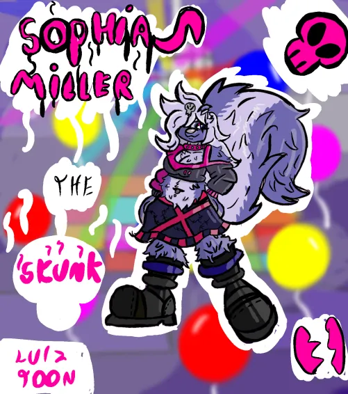 Thumbnail Creative Furry OC Sophia Miller by LuizRabiscos2004