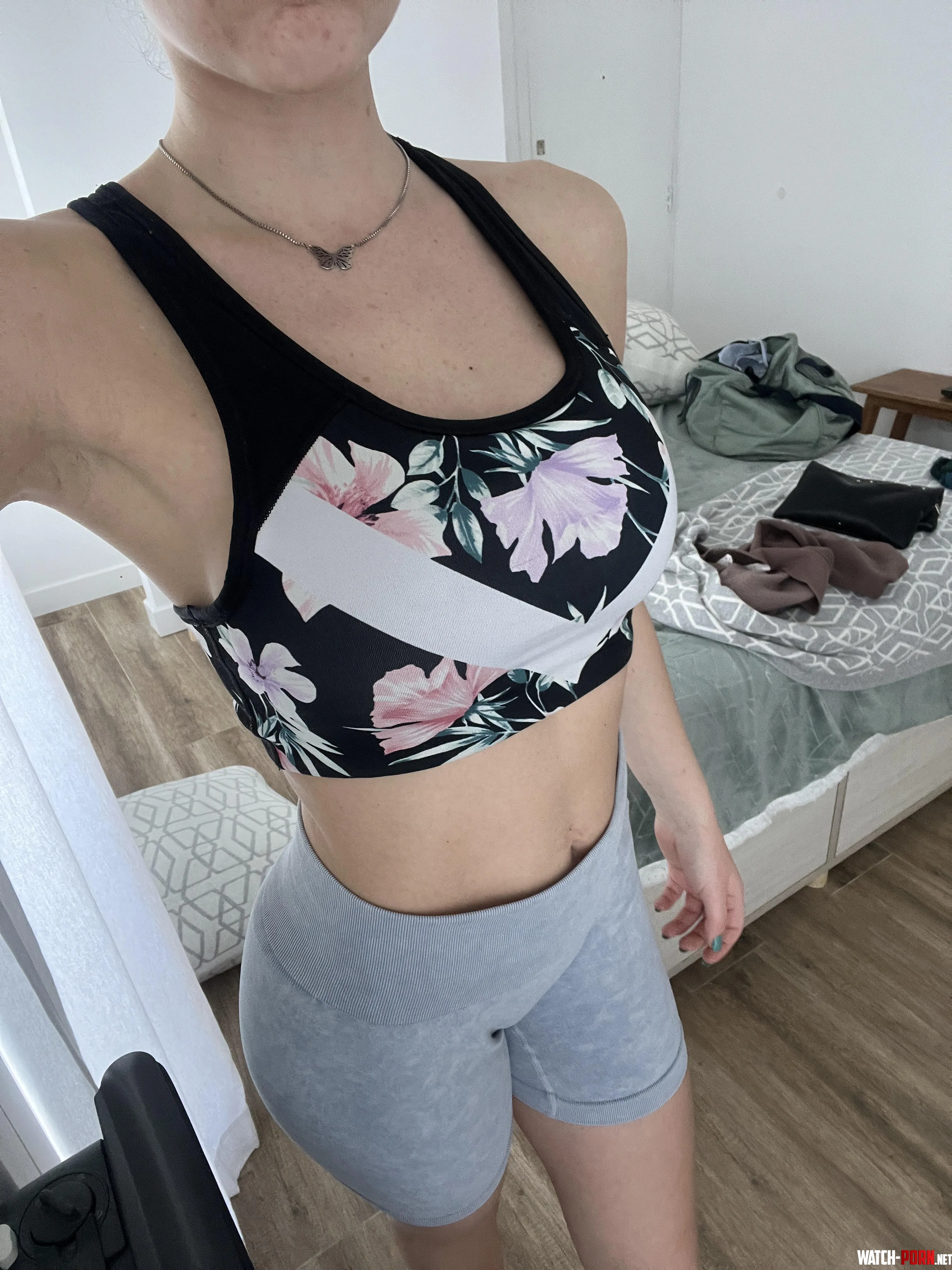 Getting ready for yoga by BasicGurrll