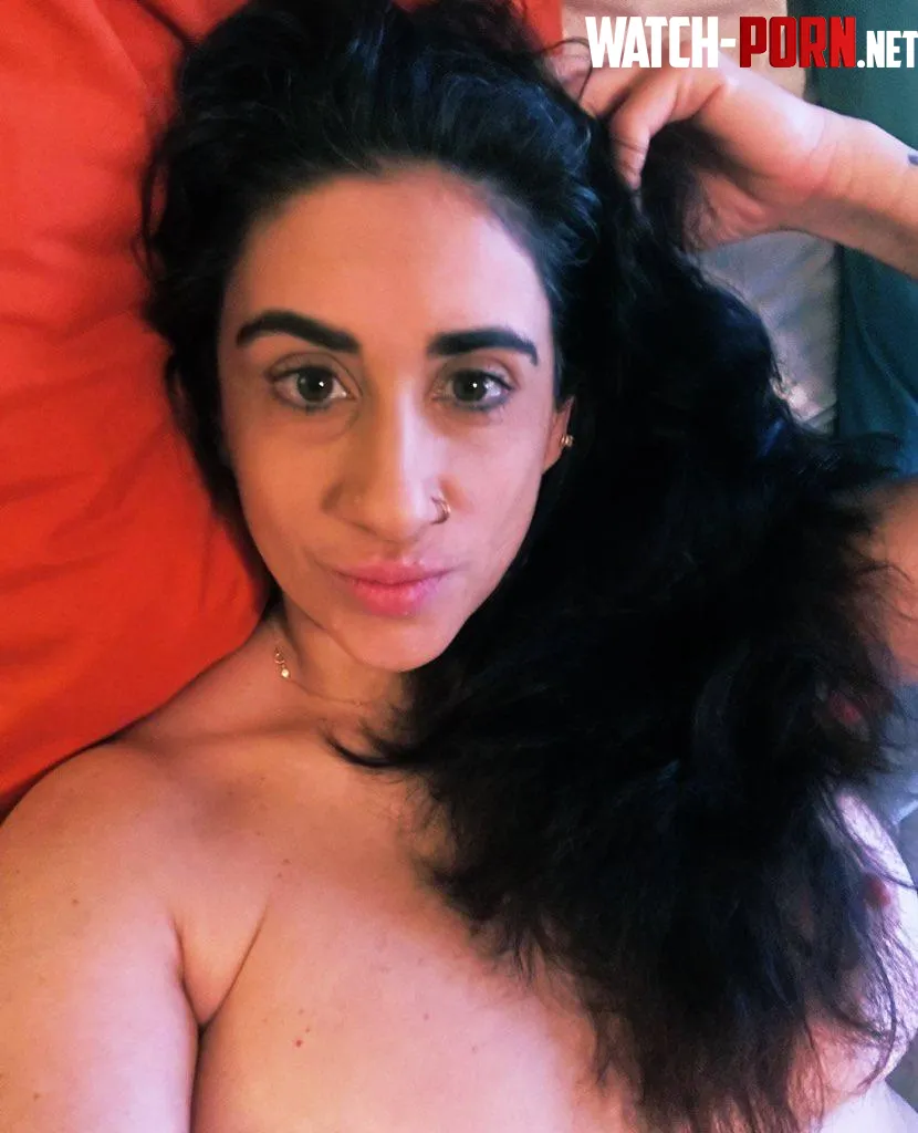 Feeling Cute in Bed by FullBushHotwife
