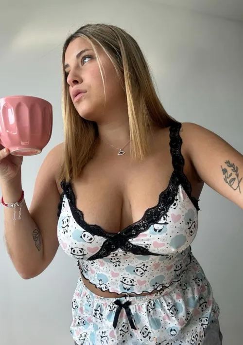 Thumbnail Coffee & Cleavage: The Perfect Blend | EmilyEmbraceMe