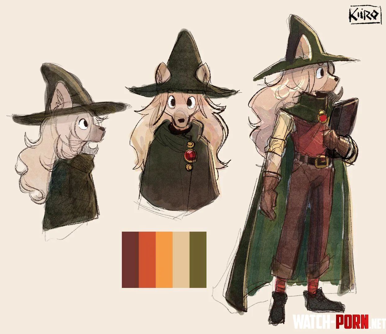 silly wizard dog oc just dropped ART by me  nonsensekiiro by nonsensekiiro
