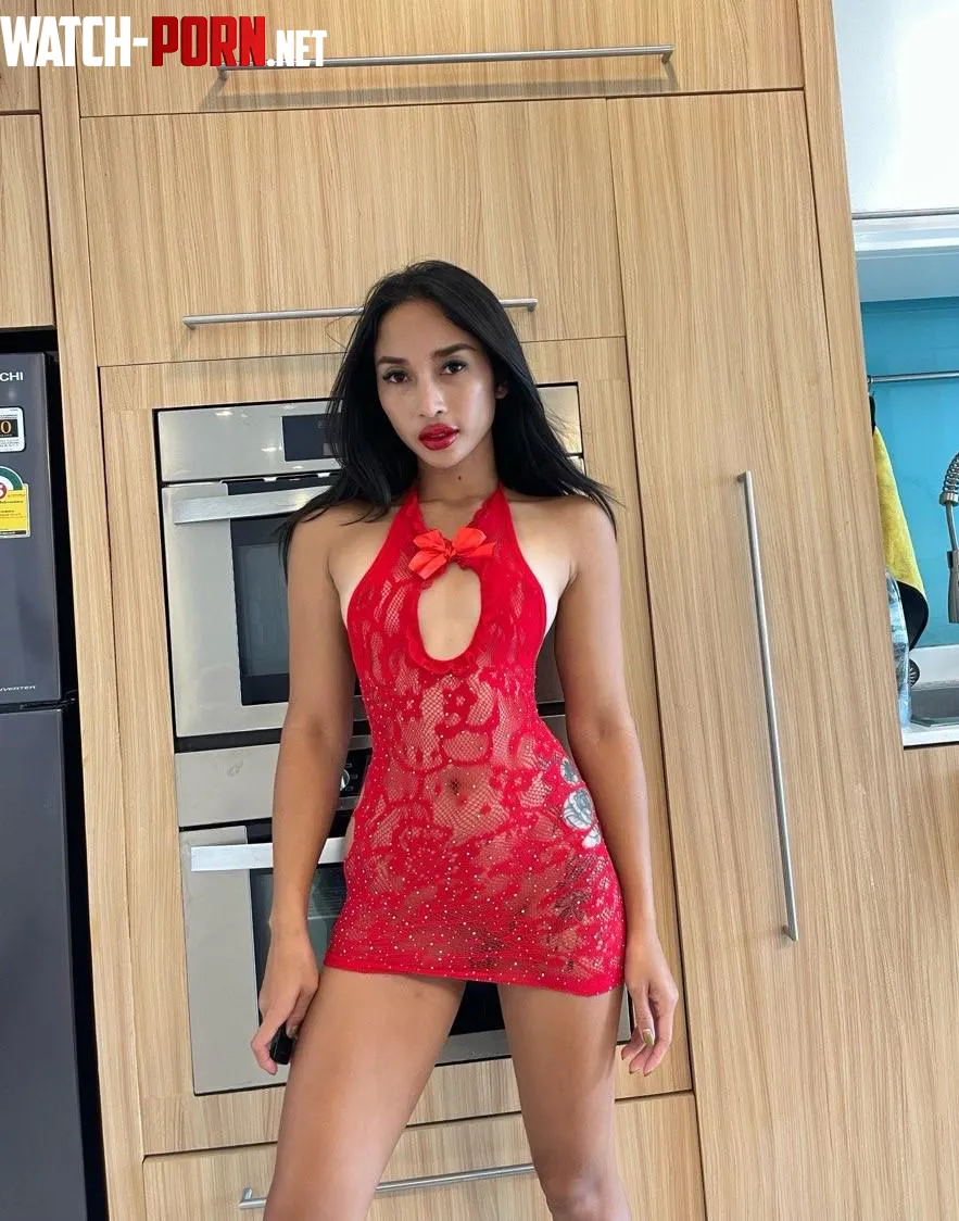 Do I look hot with this red dress by tikathai69