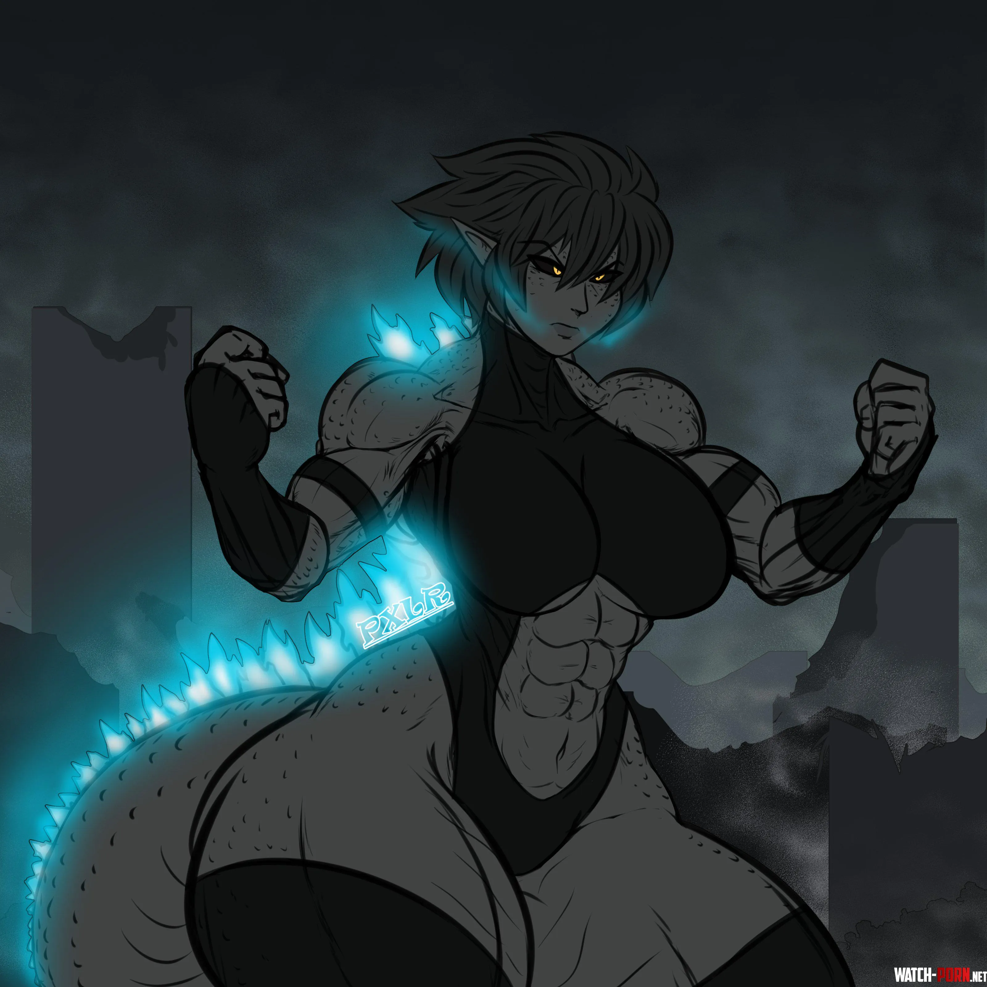 Milfzilla PXLR29 by Frahetha