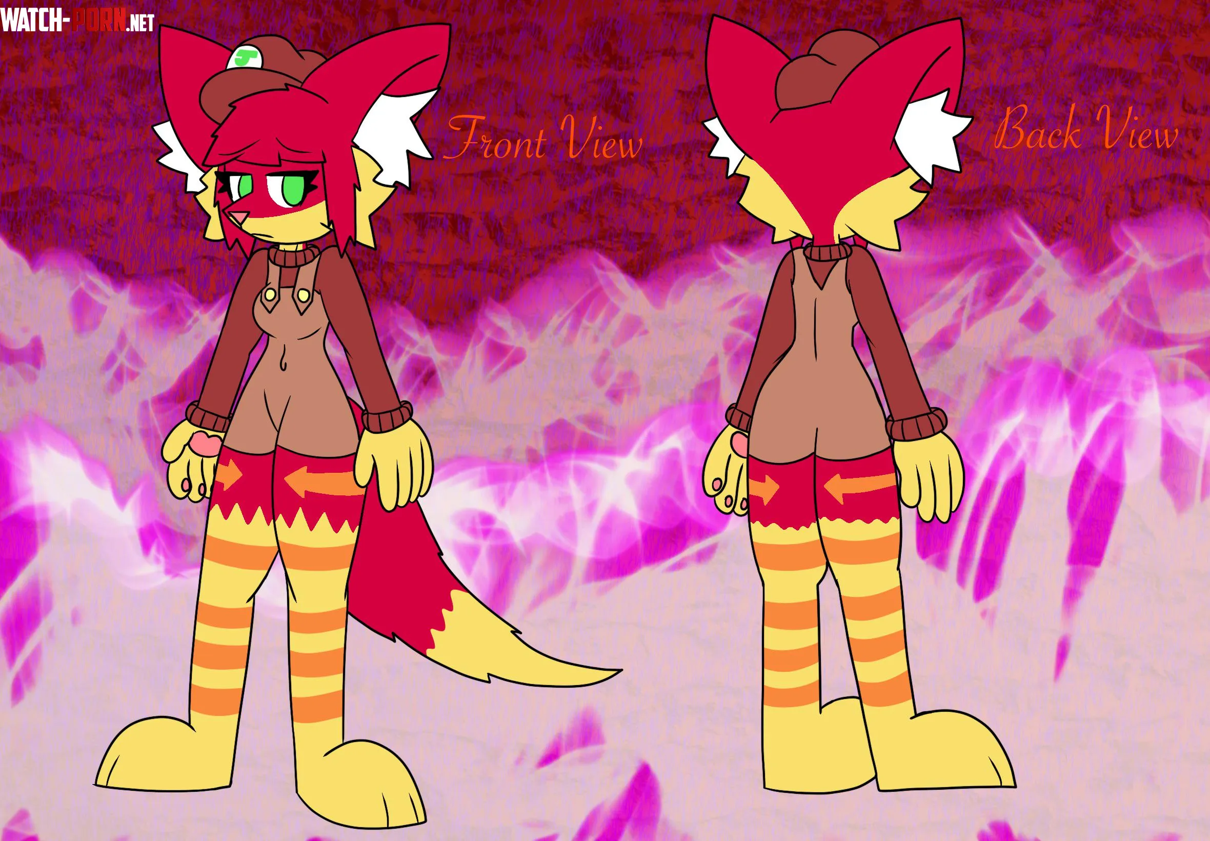 Jenifur the Hellhound  New Reference Sheet by Jerry_SMG4_Fan