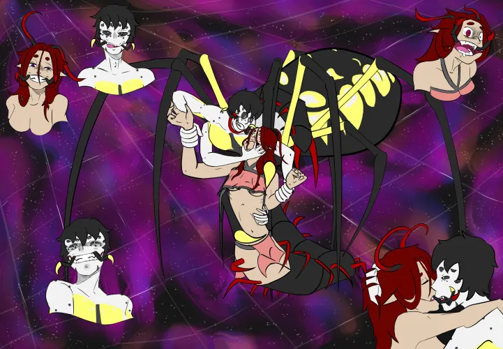 Thumbnail The Crazy Centipede Lady and Her Arachnid Boyfriend - Usannki's MonsterGirl Tale
