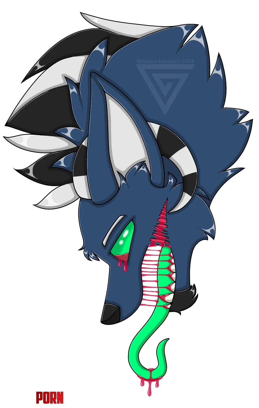 X art by me by fenekku_kitsune