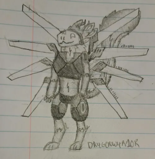 Thumbnail DR4G0N_W4RR10R Adds V1s Wings to Their Fursona - Check it Out!