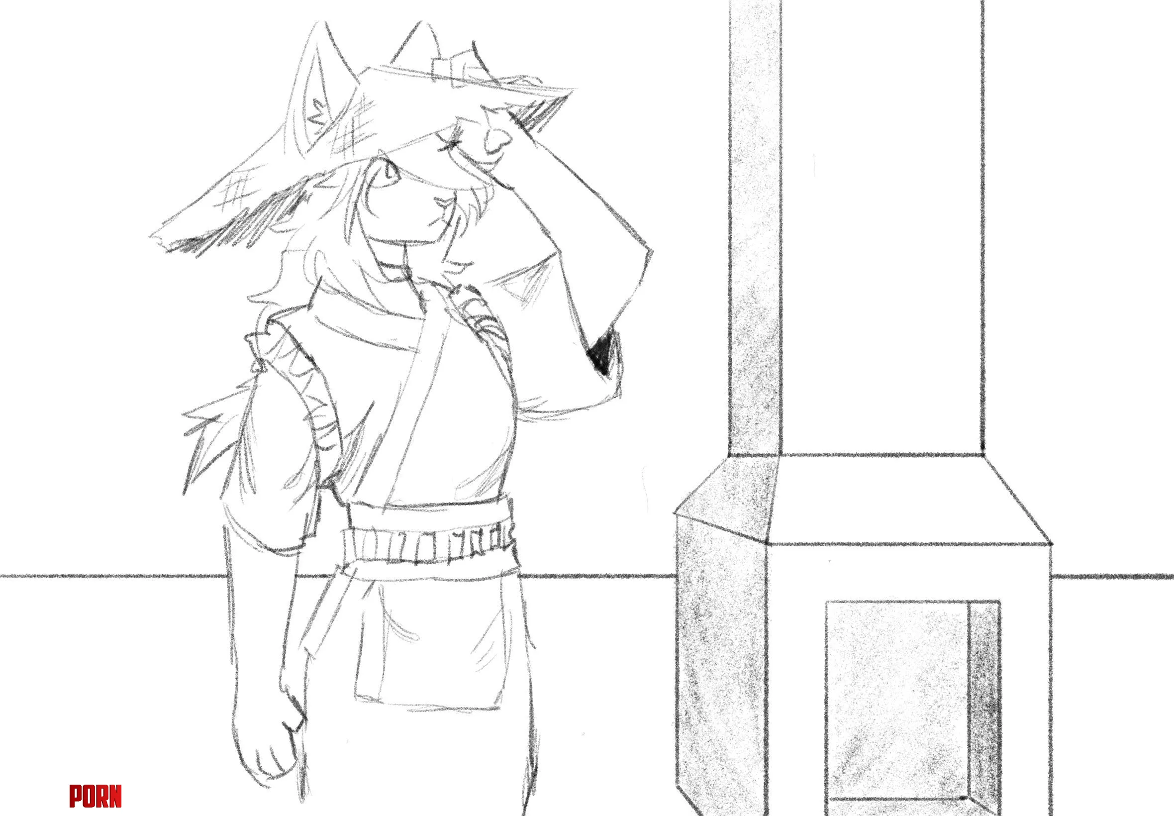 Class sketch might finish it later by CatNerdBartender