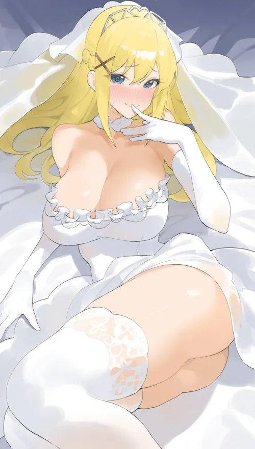 Thumbnail Sinlira Unveils Elegant Bride: A Vision in Thick Hentai