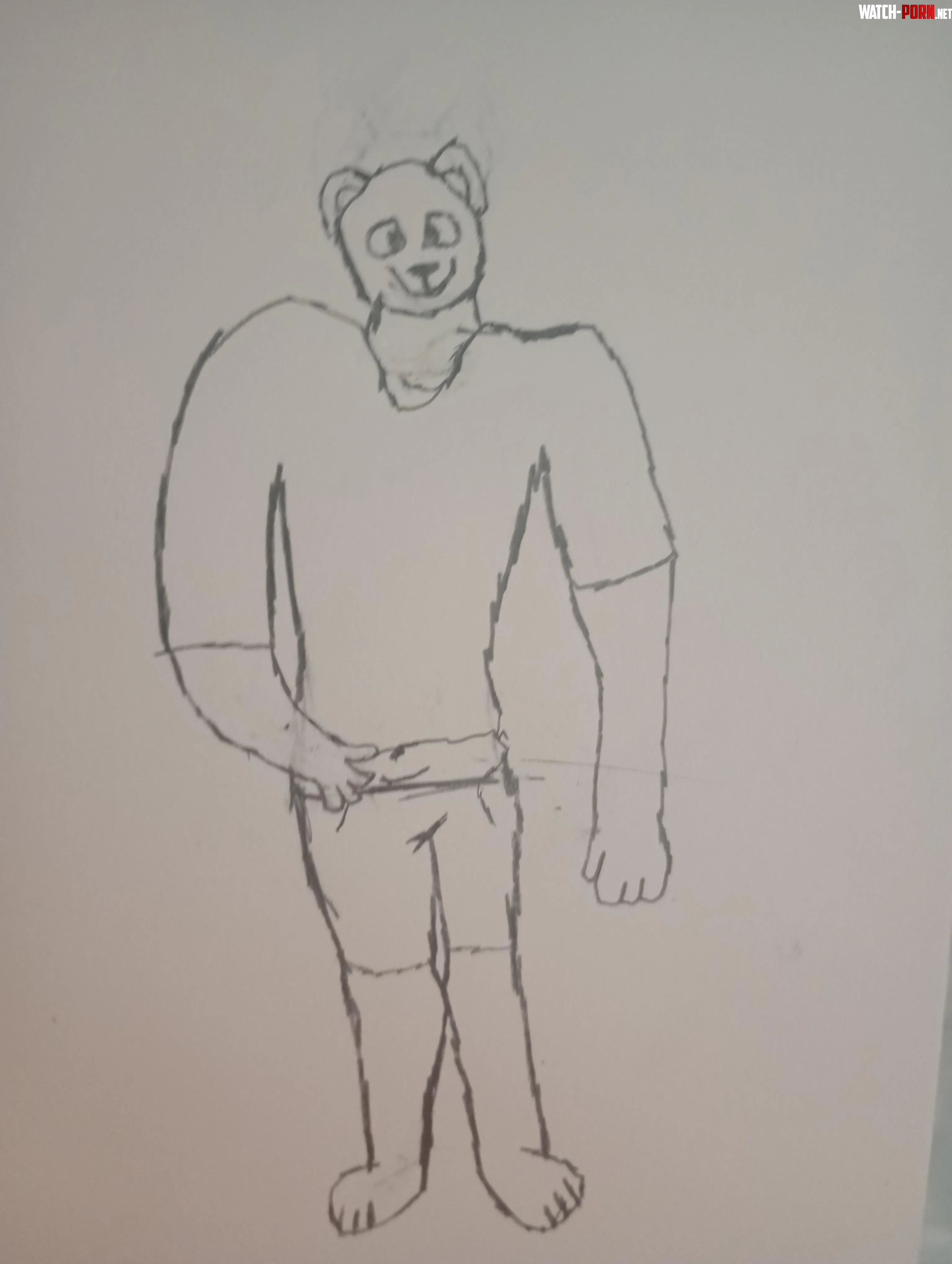 Big ol bear boy and my first time drawing one artistMe by StunningBenefit6361