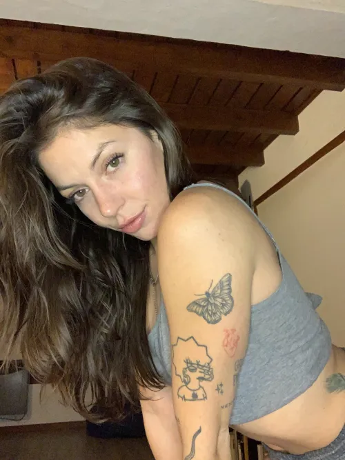 Thumbnail 'Bending Sensuality: nermega's Stylish Twist in croptopgirls Category