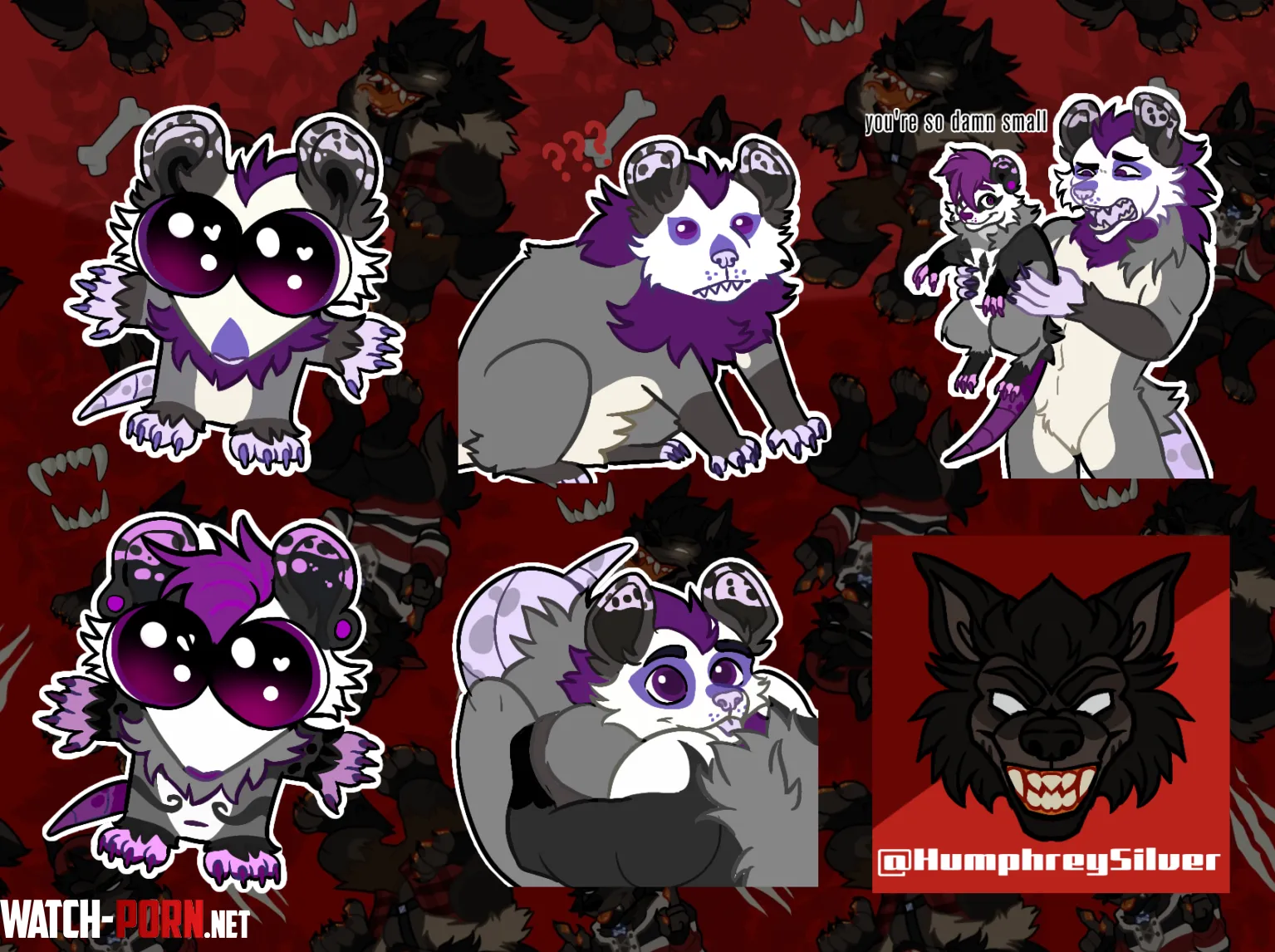 Sticker commission finished  by princesilver05
