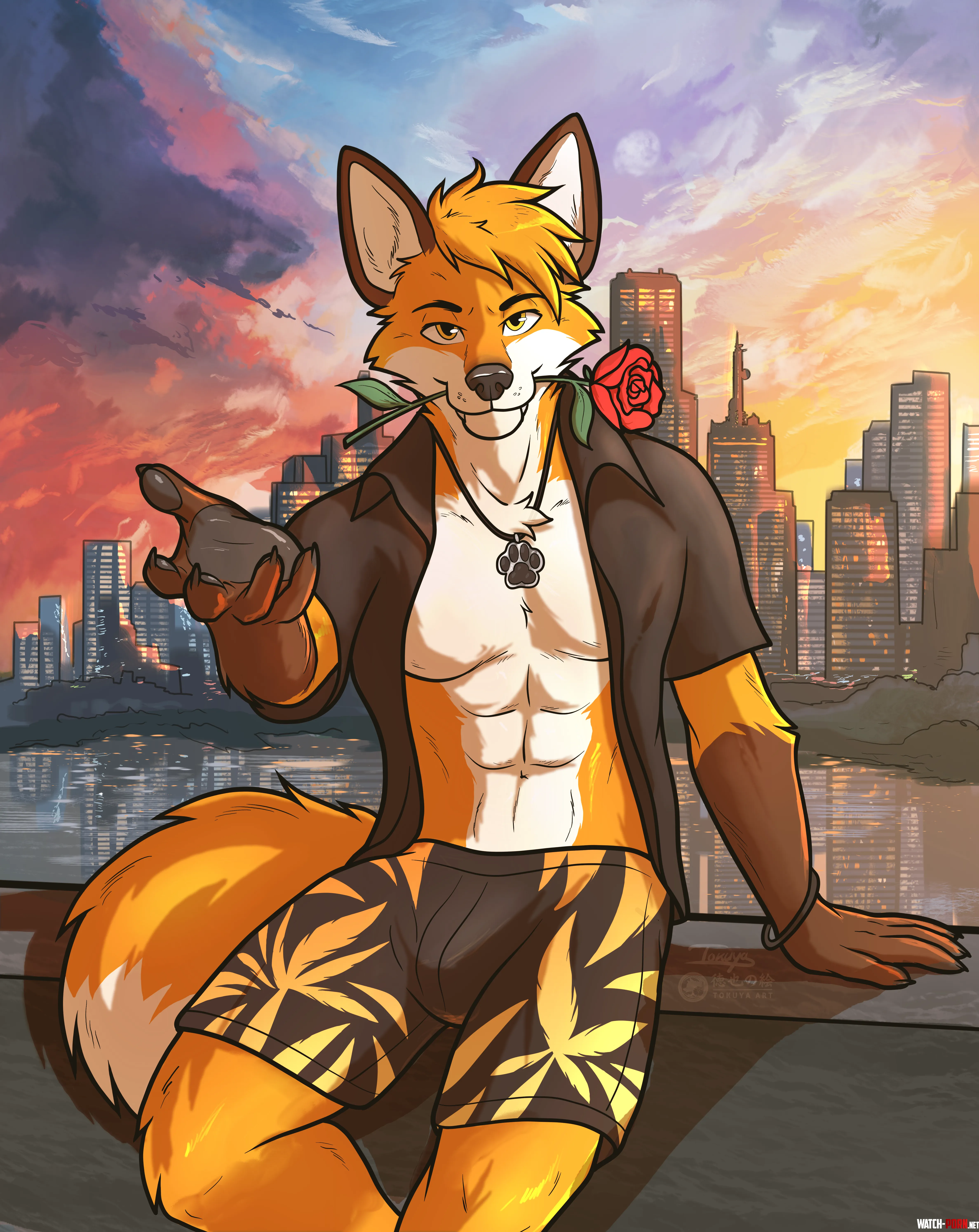 Would you enjoy the view with him By tokuyaartist for Doppelfoxx by Doppelfoxx