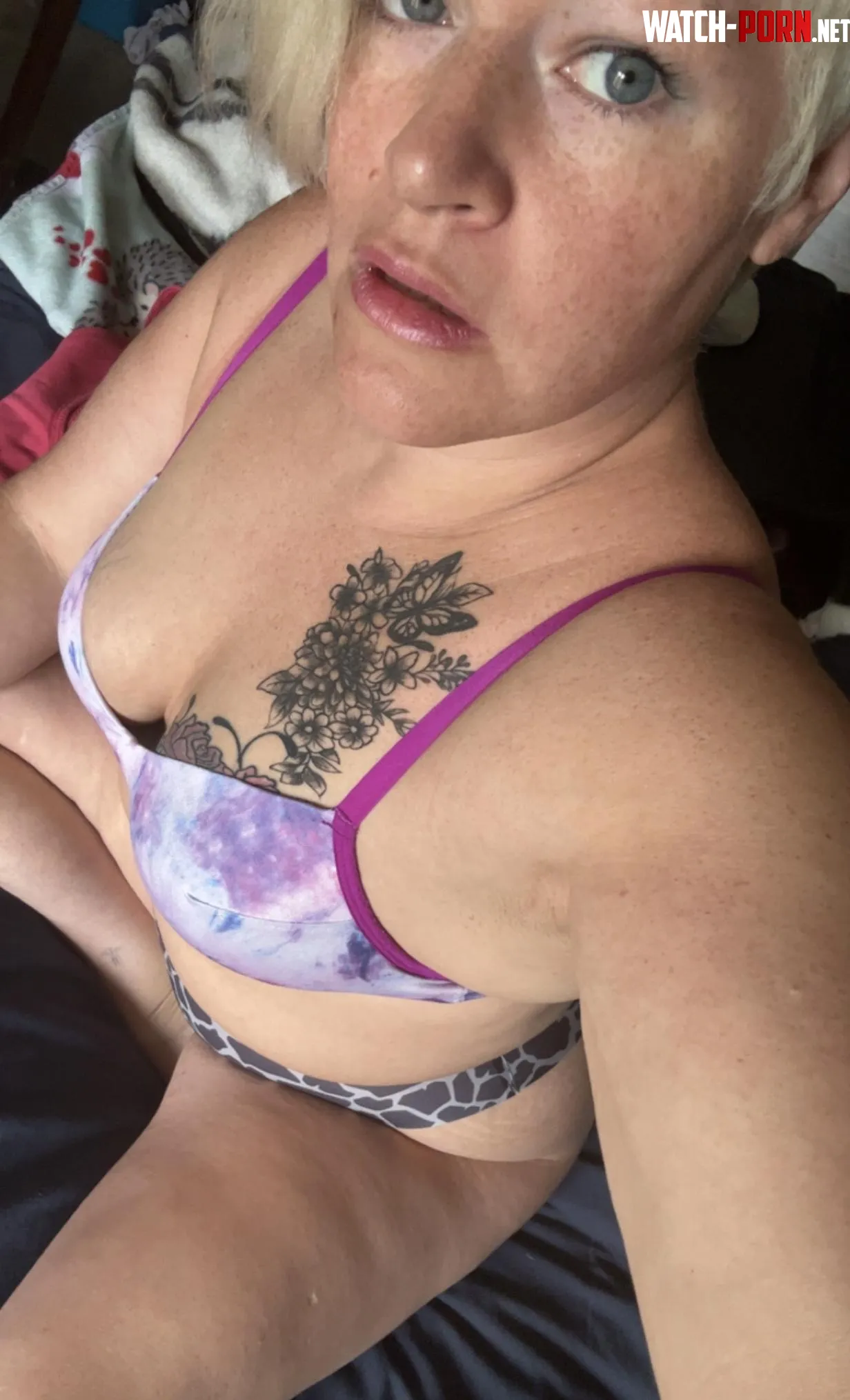 Wearing just my bra and panties by lalababydoll123