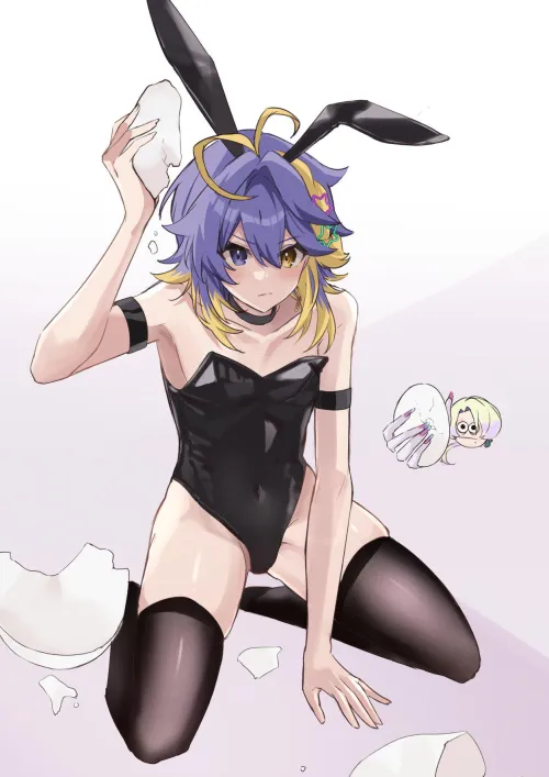 Thumbnail Aster Arcadia Bunny Boi Charm: CuteTraps Delight by pedoro_pedoro