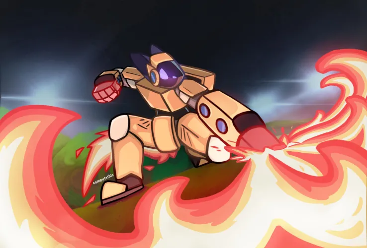 Thumbnail Scorch from Titanfall 2: Protogen Art by compute-this | Furry