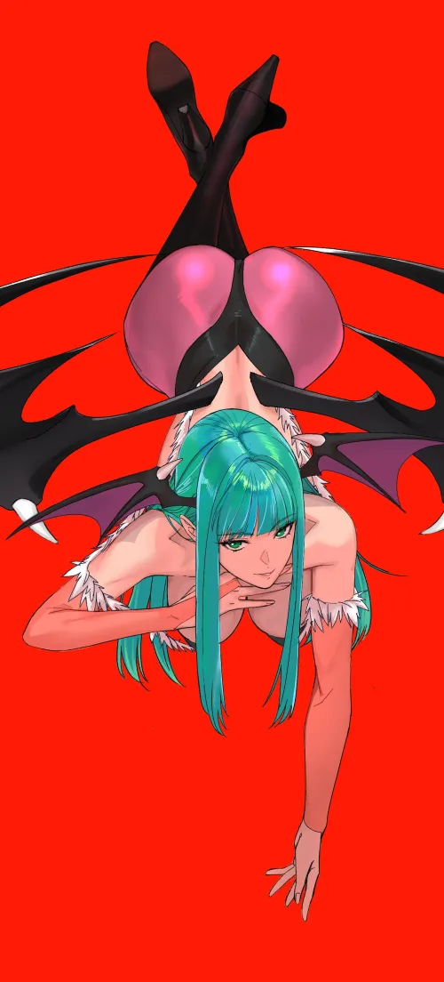Thumbnail Morrigan by tetsuharu0402: Artistic Marvels of Ecchi | ecchi