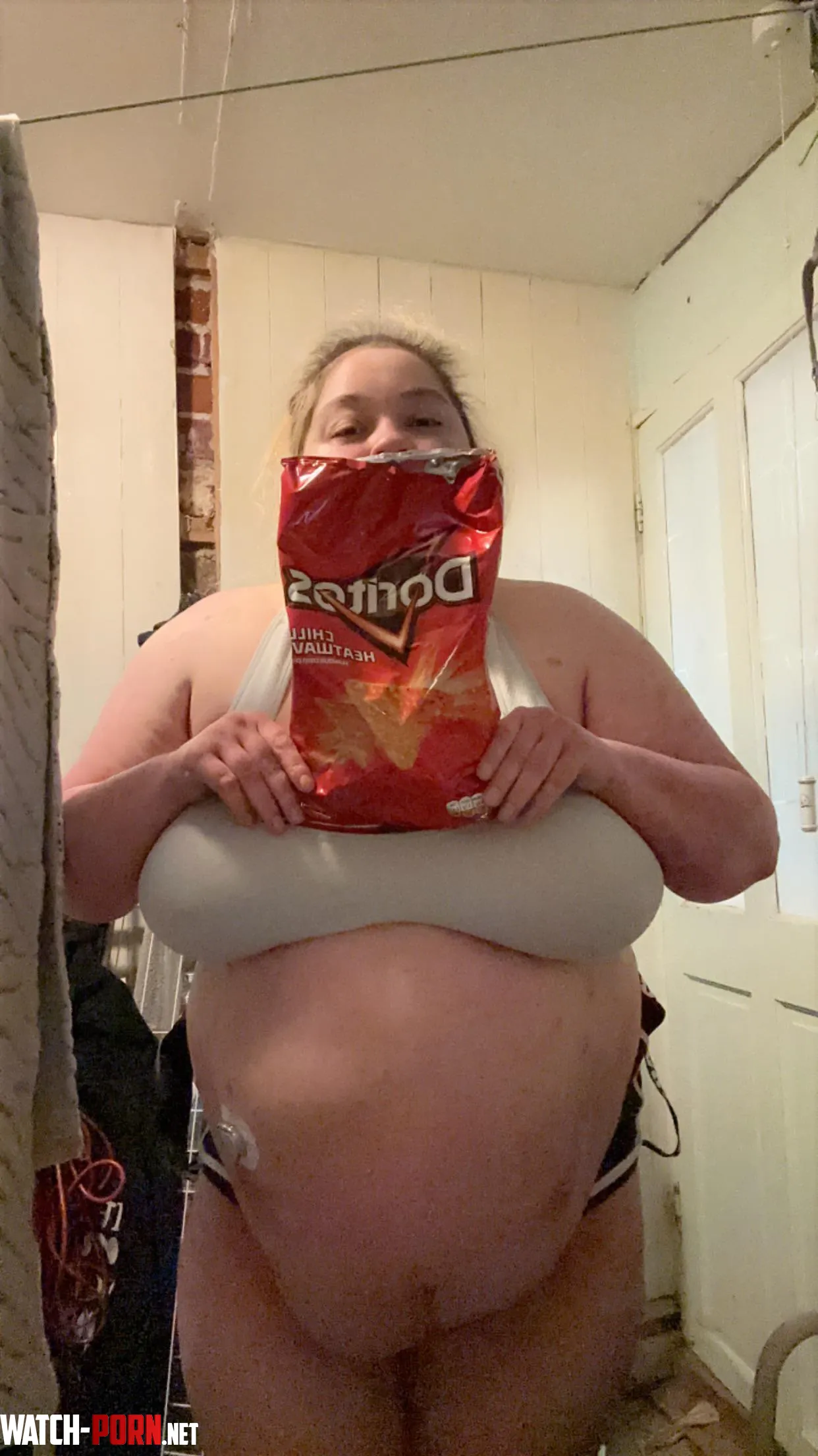 This piggy got snacks  by Bpdbabygirl