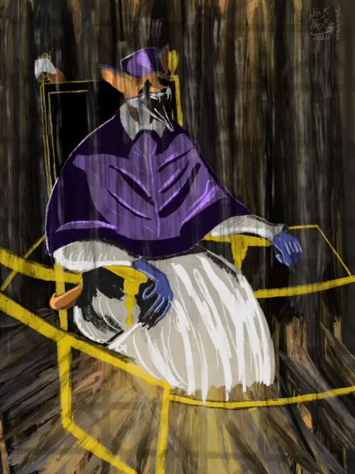 Thumbnail JackFex's Fear-Inducing Furancis Bacons Scary Pope Fox