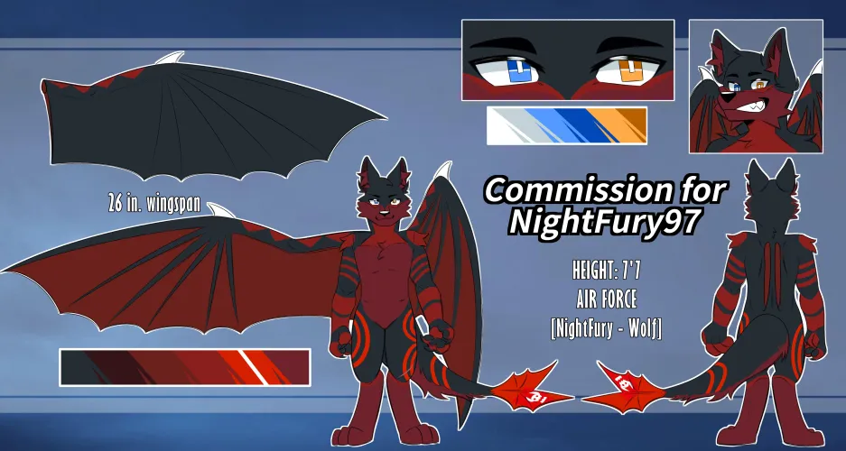 Thumbnail Comprehensive Reference Sheet for Furry Creations | Junior_Tie_1444