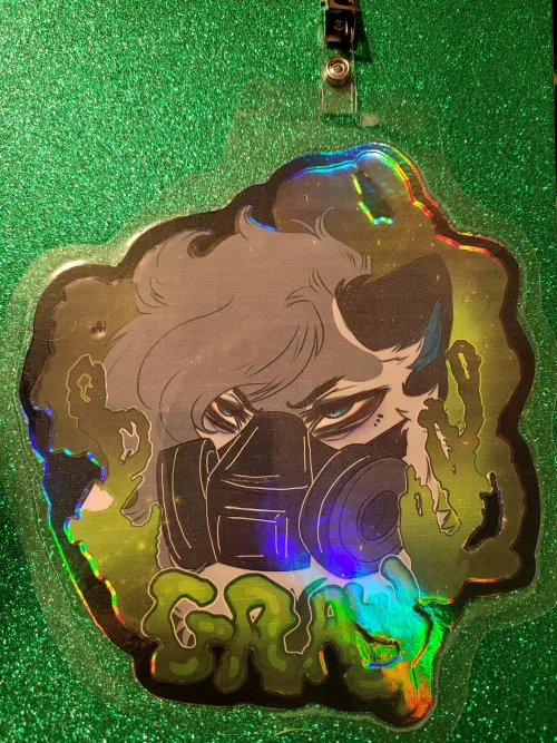Thumbnail Unveiling eitodorito's Gray Badge Furry Design