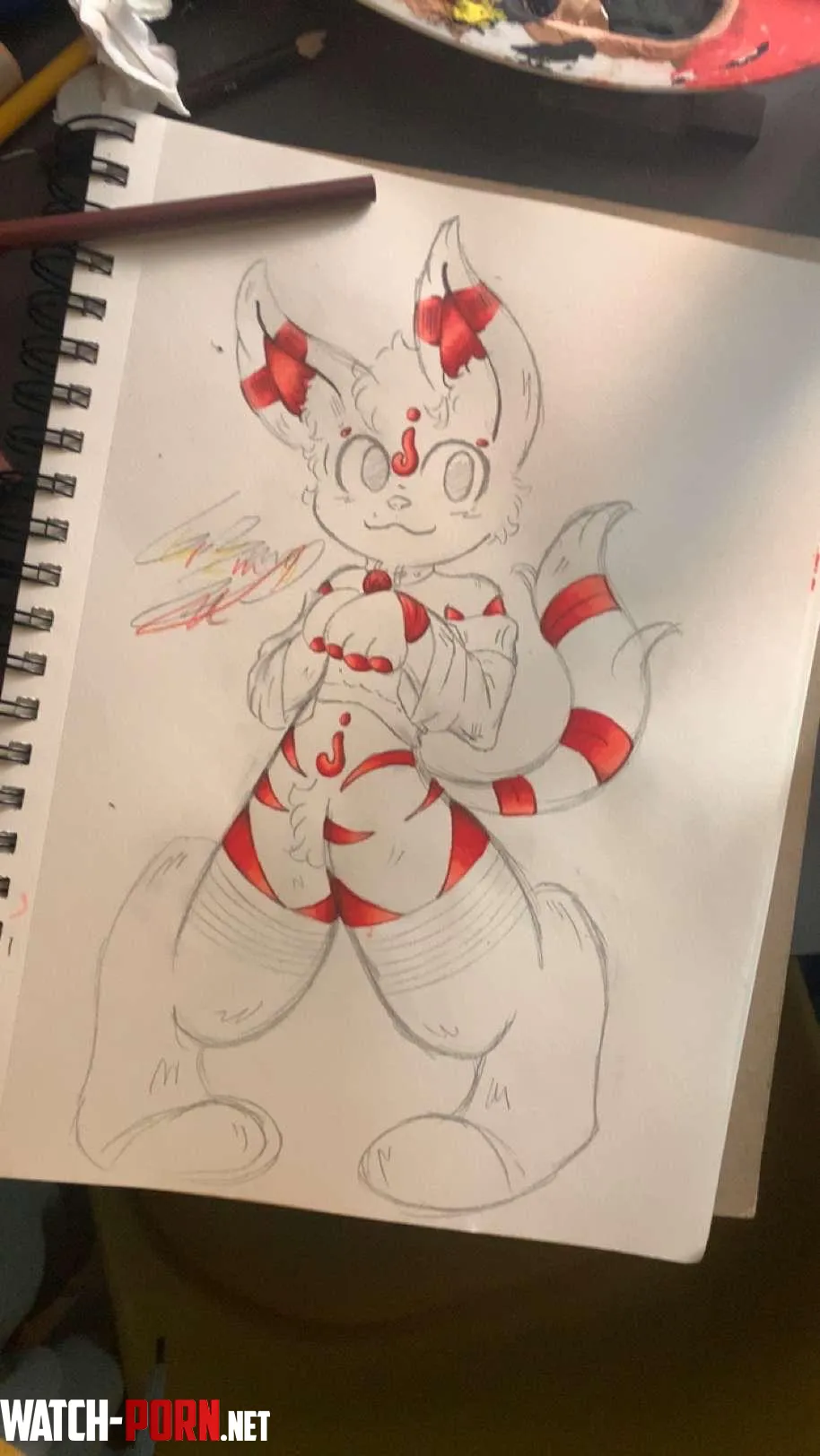 Not done but I think its cute  by qeq556